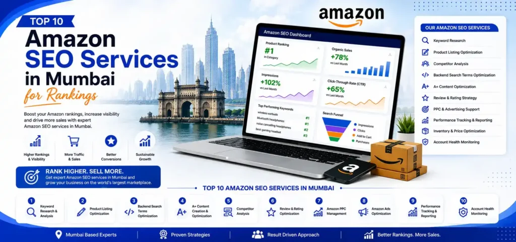 Top 10 Amazon SEO Services in Mumbai for Rankings