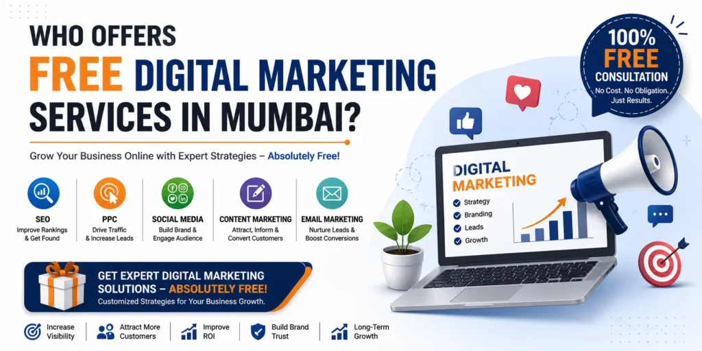 Who Offers Free Digital Marketing Services in Mumbai