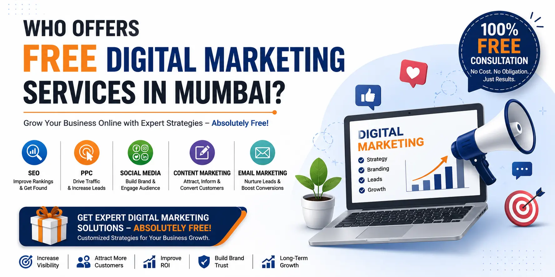 Who Offers Free Digital Marketing Services in Mumbai